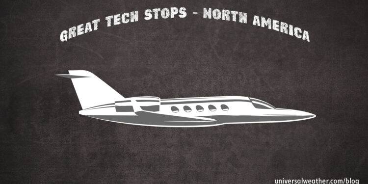 Great Tech Stops for Business Aviation - North America