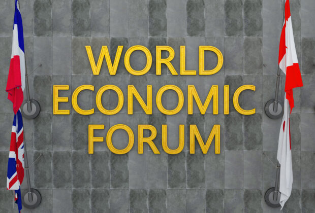 World Economic Forum banner